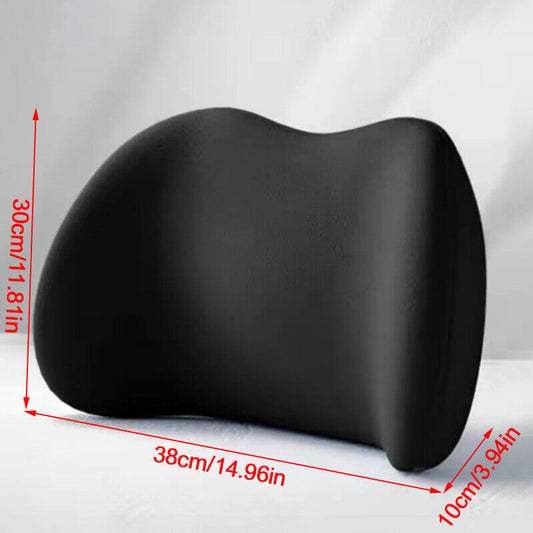 Memory Foam Lumbar Back Support Cushion Seat Chair Pillow Office Car Posture -UK