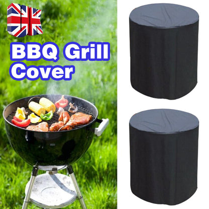 BBQ Cover Waterproof Barbecue Grill Covers Protector Outdoor Large 58x77cm Black
