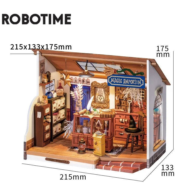 DIY Miniature Dollhouse with Furniture - Wooden Kit for Kids & Girls