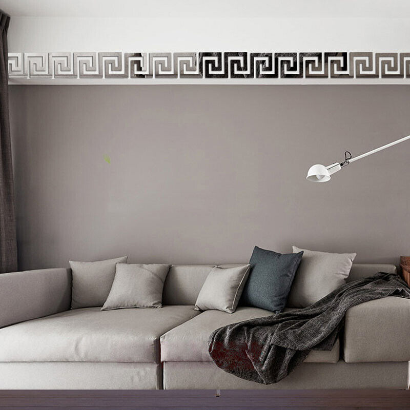 10x Gold Mirror Wall Stickers 3D Acrylic Tiles | Removable DIY Home Decor for Living Room, Bedroom & Bathroom UK