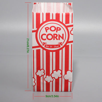 50pcs Popcorn Paper Bags Birthday Movie Night Party Supplies Treat Bags