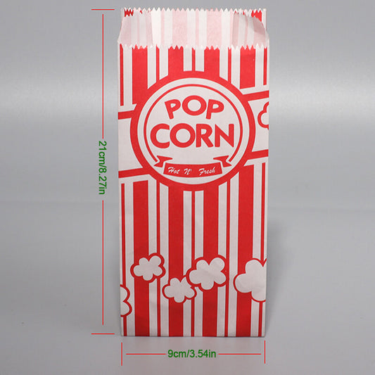50pcs Popcorn Paper Bags Birthday Movie Night Party Supplies Treat Bags