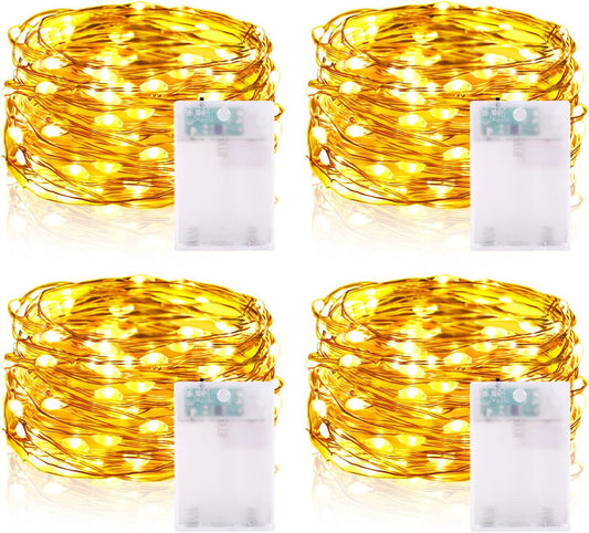1-30x Fairy Lights Waterproof String Lights DIY Wedding Xmas Party Jars Crafts---Warm White 5M50 Lamp