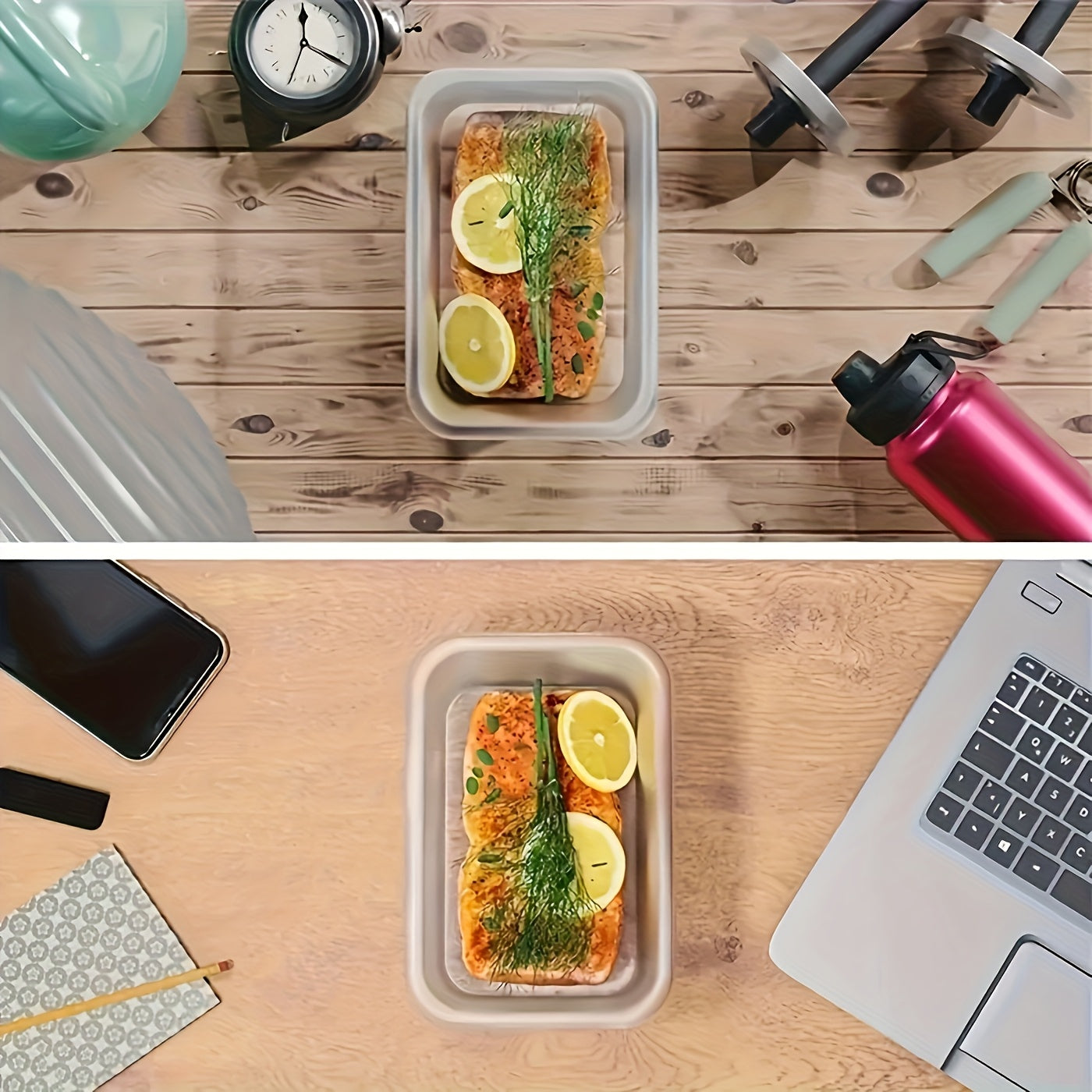 Food Storage Containers Set - Airtight Kitchen Storage Boxes for Grains & Dry Food