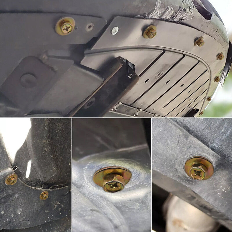 For Vauxhall Vivaro Renault Trafic Engine Undertray Clips Bolt Screw Guard Cover