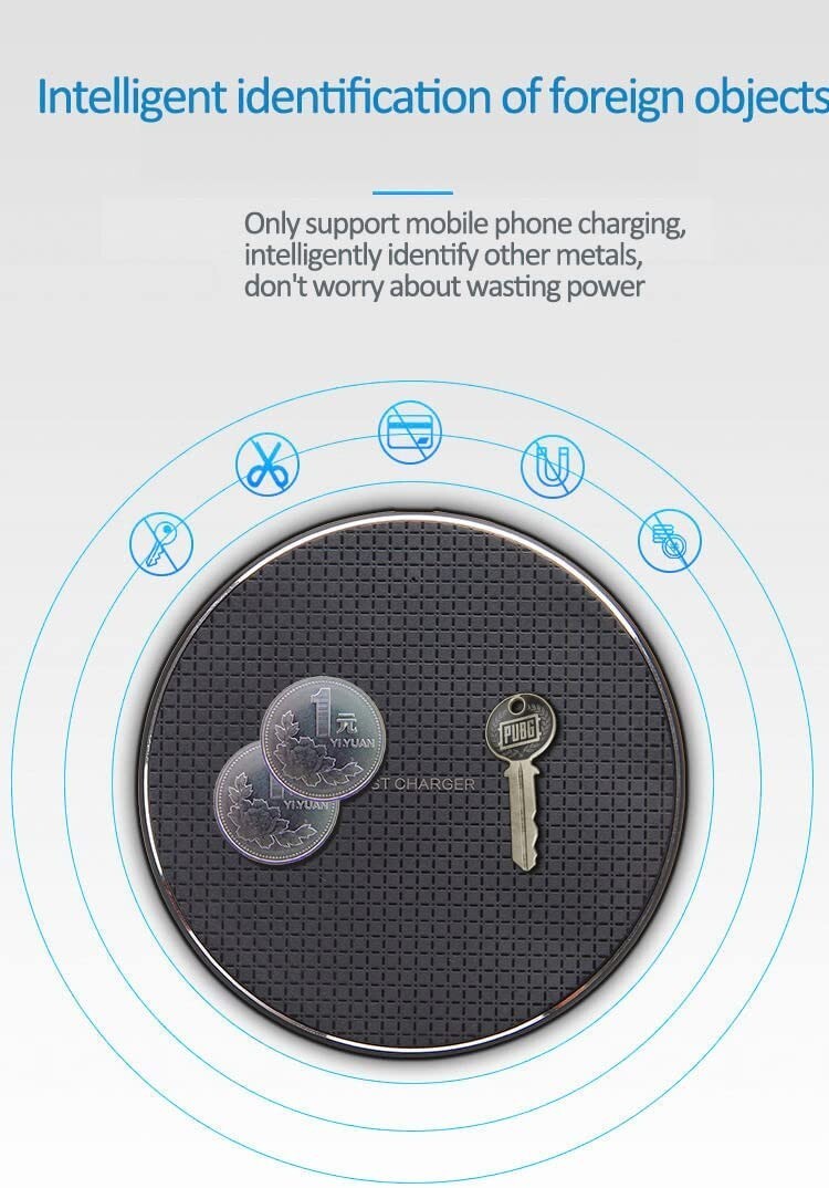 10 0W Fast Wireless Charger Charging Pad For