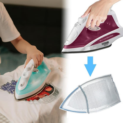 Iron Cover  Magic Ironing Shoe Iron Plate Protector Non-Stick Aluminum 1pc