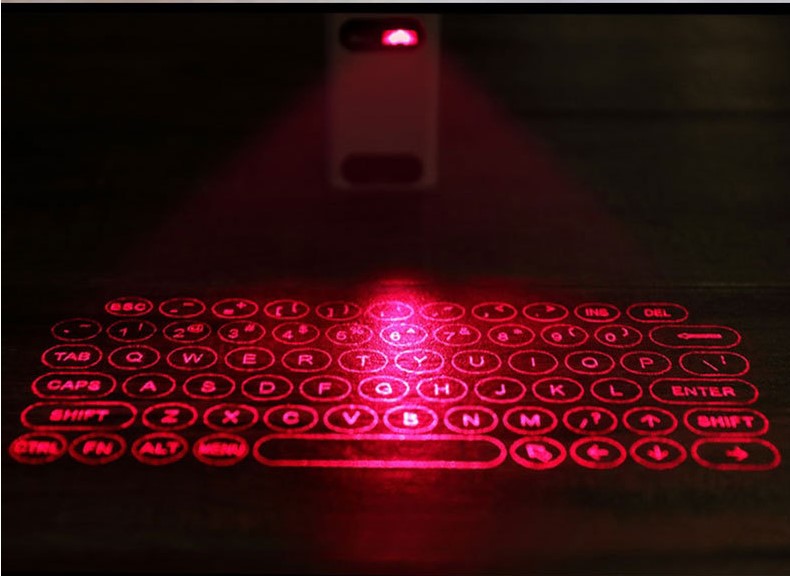 Virtual Laser Keyboard - Bluetooth Wireless Projector for Phone, Tablet & Laptop