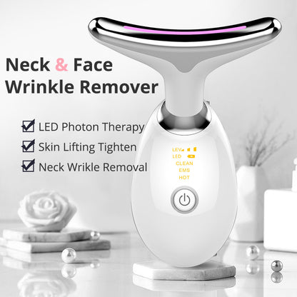 EMS Neck Massager - Thermal Lifting & Tightening Wrinkle Remover Device