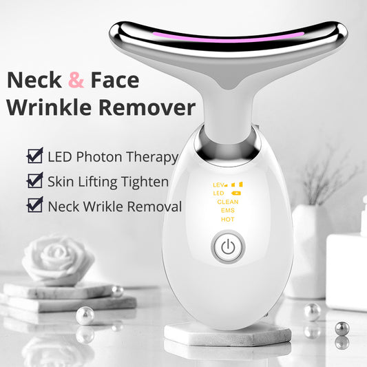 EMS Neck Massager - Thermal Lifting & Tightening Wrinkle Remover Device