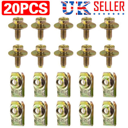 For Vauxhall Vivaro Renault Trafic Engine Undertray Clips Bolt Screw Guard Cover