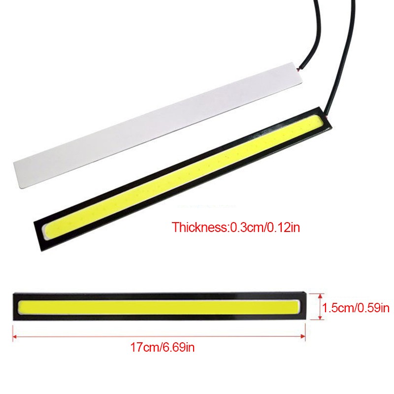 6x 12V Car Interior LED Strip Lights White Waterproof Boat Van Caravan Universal