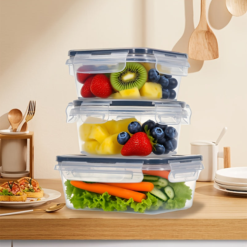 Food Storage Containers Set - Airtight Kitchen Storage Boxes for Grains & Dry Food
