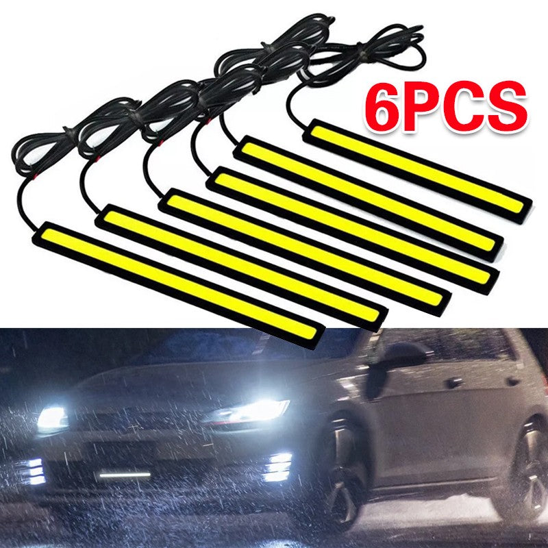 6x 12V Car Interior LED Strip Lights White Waterproof Boat Van Caravan Universal