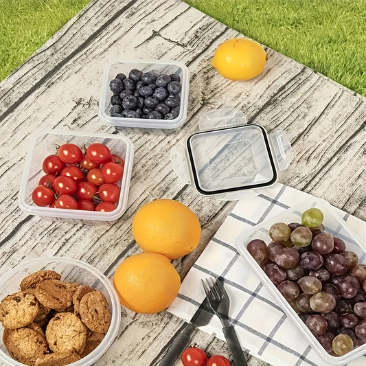 Food Storage Containers Set - Airtight Kitchen Storage Boxes for Grains & Dry Food