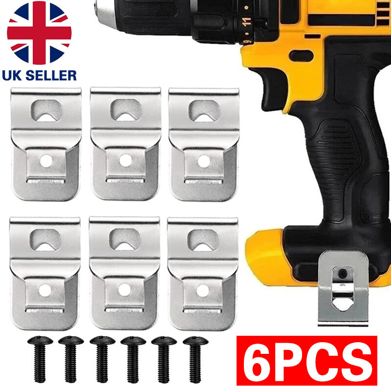 6pcs Belt Clip Hooks For18V 20V Drill Driver N268241 N169778 DCD980
