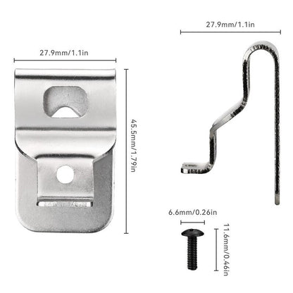 6pcs Belt Clip Hooks For18V 20V Drill Driver N268241 N169778 DCD980
