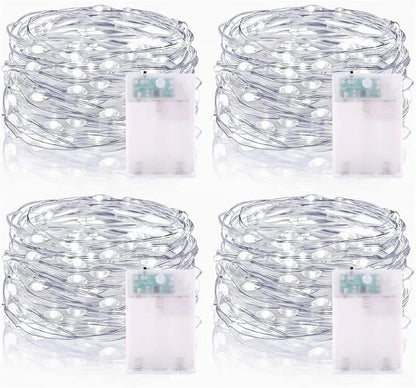 1-30x Fairy Lights Waterproof String Lights DIY Wedding Xmas Party Jars Crafts--Cold White 5M50 Lamp