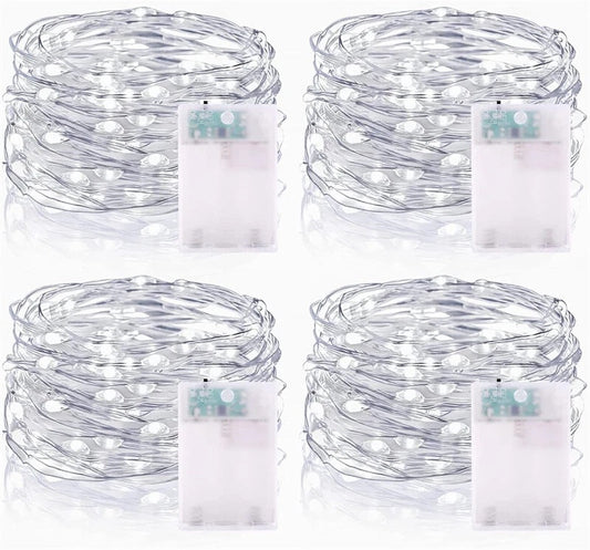 1-30x Fairy Lights Waterproof String Lights DIY Wedding Xmas Party Jars Crafts--Cold White 5M50 Lamp