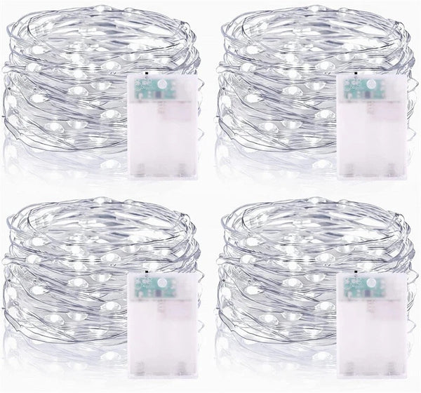1-30x Fairy Lights Waterproof String Lights DIY Wedding Xmas Party Jars Crafts--Cold White 5M50 Lamp